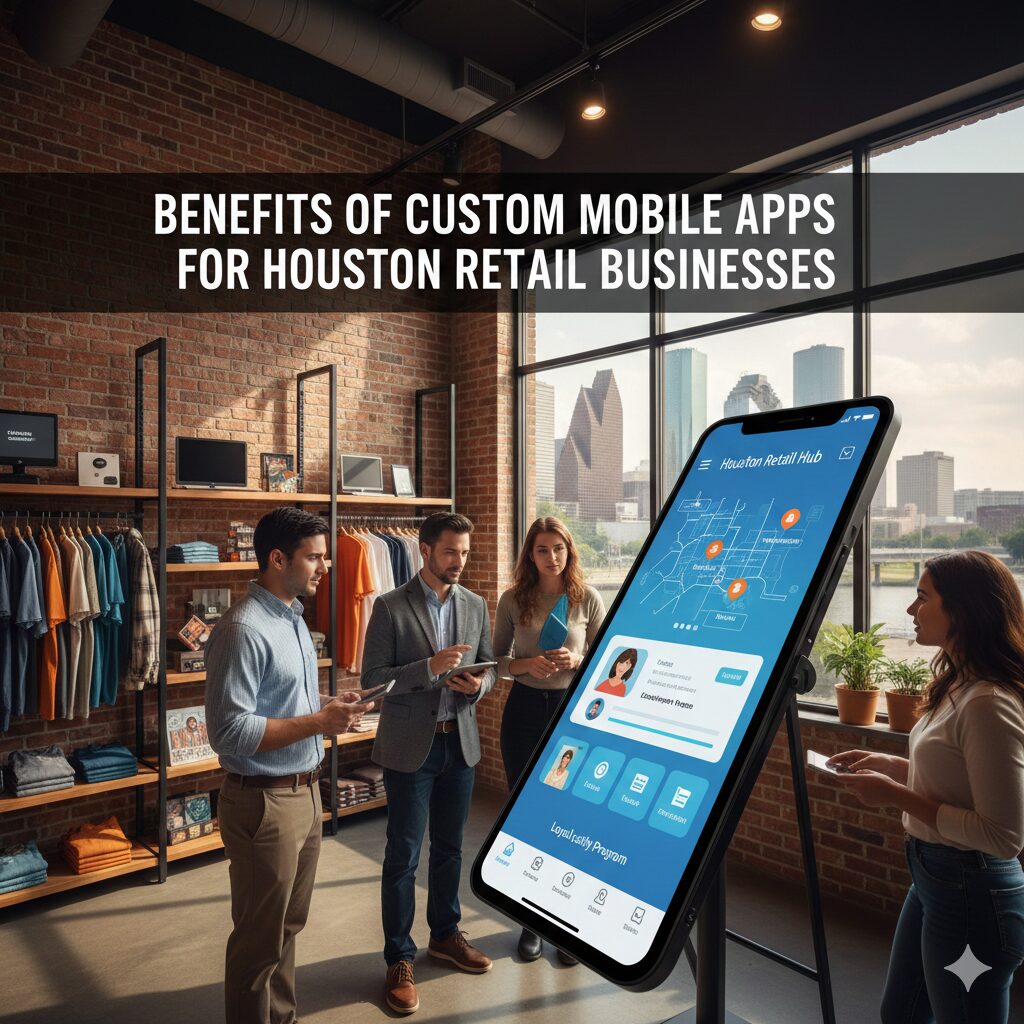 Benefits of Custom Mobile Apps for Houston Retail Businesses